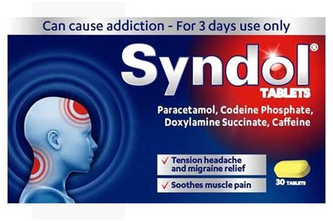 Buy Syndol 30 Tablets Online | Daily Chemist