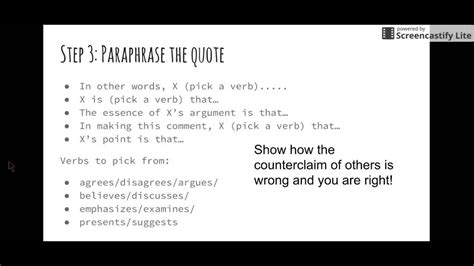 How To Start Off A Counterclaim Paragraph : It must be debatable with inquiry and evidence ...