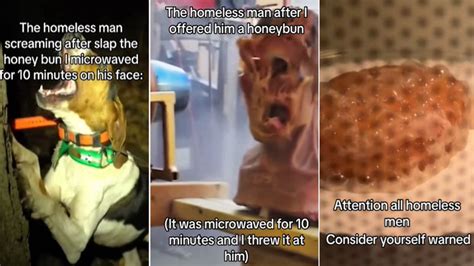 Why Do TikTokers Want To Throw A Microwaved Honey Bun At A Homeless Man? The Viral Meme ...