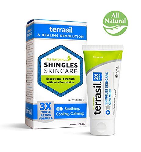 Shingles Treatment Cream - 3X Triple Action Formula 100% Guaranteed Patented All Natural for ...