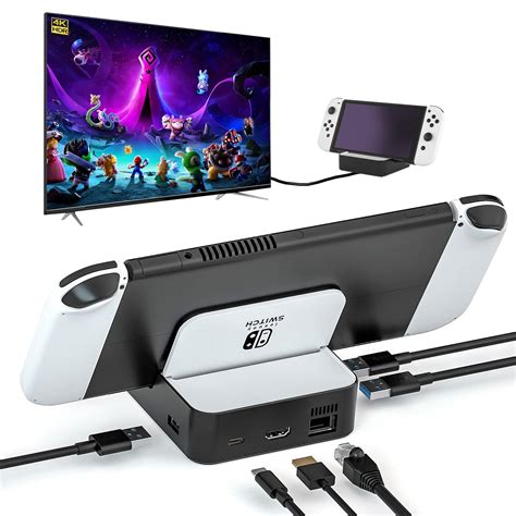 Amazon.com: TV Docking Station for Nintendo Switch/Nintendo Switch OLED ...