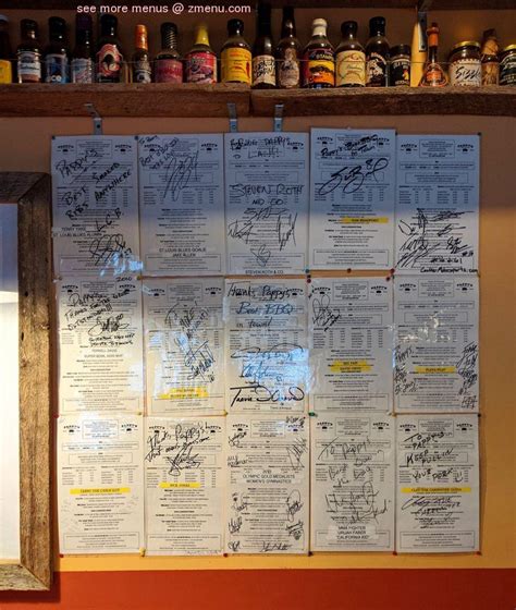 Menu at Pappy's Smokehouse BBQ, St. Louis