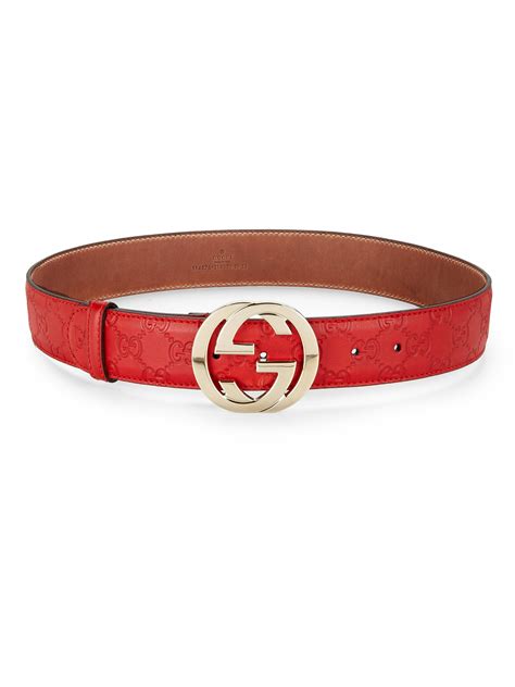 Red Gucci Belt | Paul Smith