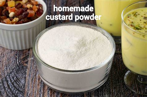 custard powder recipe | homemade custard flour | eggless custard