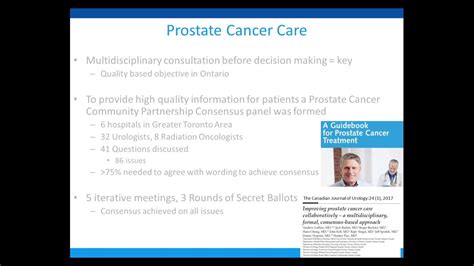 Common Side Effects of Prostate Cancer Treatment with Dr. Vesprini ...