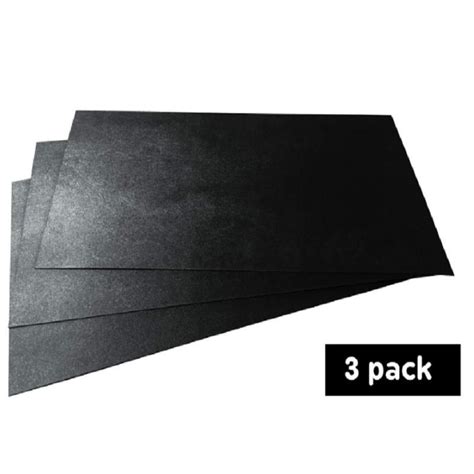 3 Pack 12 X 24 X. 062 ABS Plastic Sheets, Moldable Plastic Sheets, Great for DIY Projects, High ...