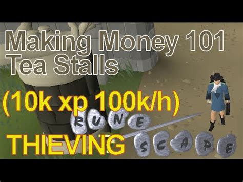 OSRS - Money making 101 - Tea Stalls - 10k xp 100k/h - YouTube