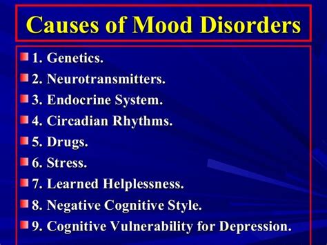 Mood disorders