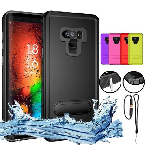 MAYROUND Waterproof Shockproof Case For Samsung Galaxy Note 9 S9 Plus Hybrid #Unbranded (avec ...