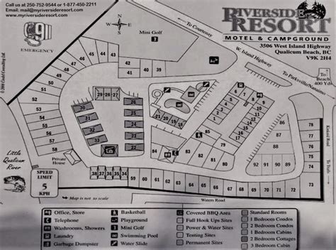 Riverside RV Resort Map