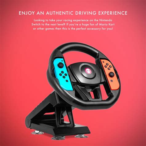 Just Geek - Numskull Nintendo Switch Joy Con Steering Wheel