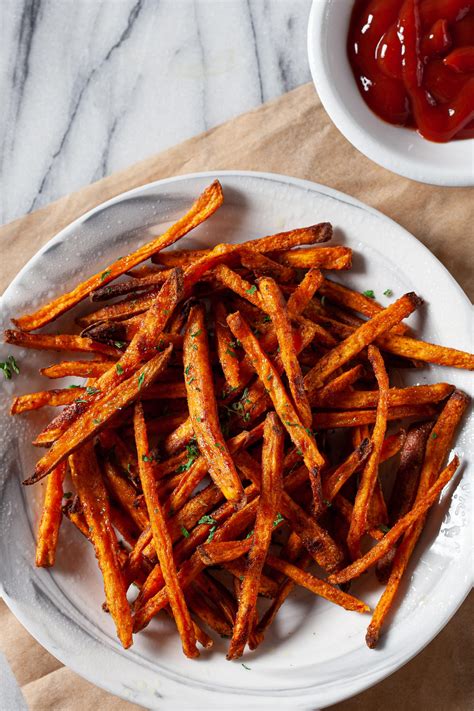 Sweet Potato Fries (Crispy Baked)