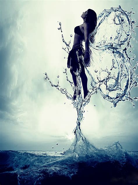 Water fairy | Water fairy, Water art, Fantasy