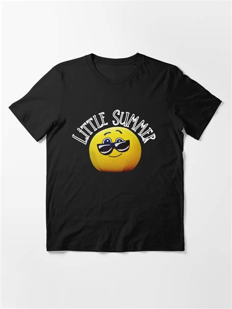 "little summer emoji face cute t shirt design for summer holiday style ...