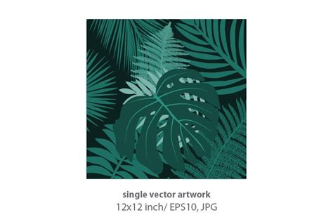 Palm branches - VECTOR ARTWORK (679704)