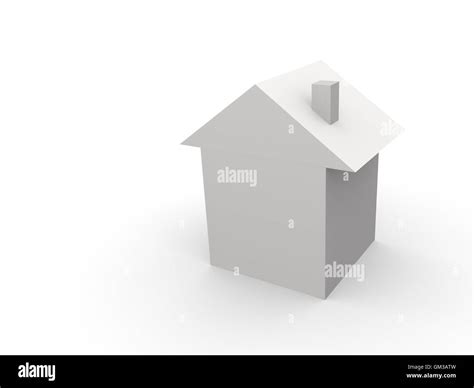 white house 3d Stock Photo - Alamy