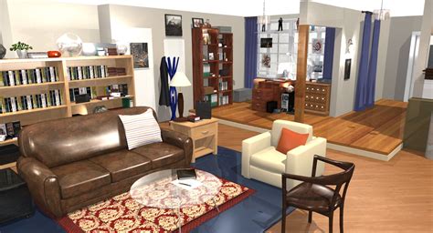 The Big Bang Theory Apartment in 3D! | HomeByMe