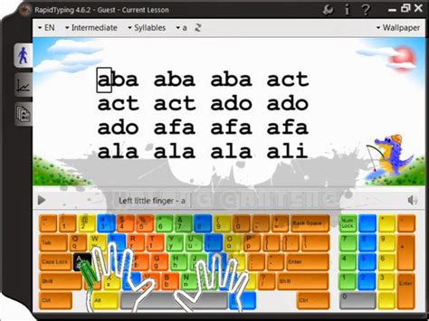 ketutsimpertini: Software Typing Tutor