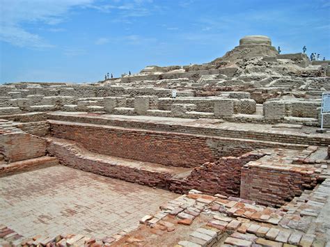 Ruins of "Mohenjo-Daro" in present-day Sindh, Pakistan, one of the ...