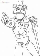 Animatronics Coloring Pages To Download And Print For Free Sketch  sketch template