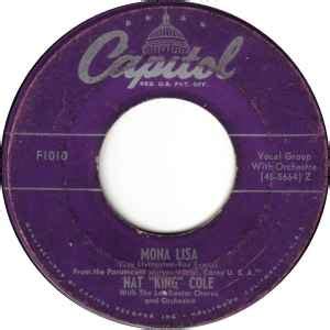 Nat "King" Cole* - Mona Lisa (1950, Vinyl) | Discogs