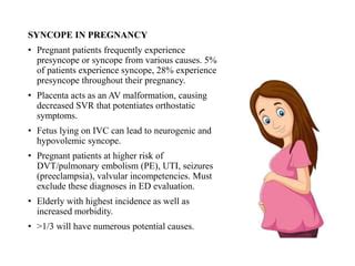 Approach to syncope in Emergency Department | PPT