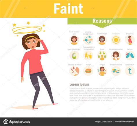 Faint. Reasons. Vector. Cartoon. Stock Vector Image by ©AnnaViolet ...