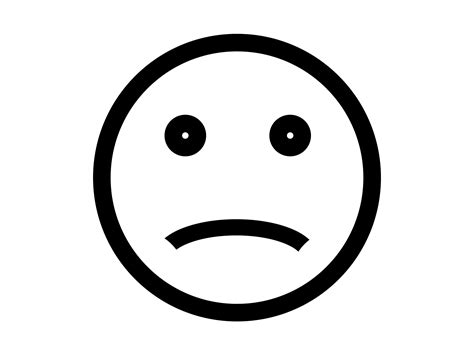 Sad Face Png - Clip Art Library