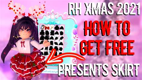 How To Get FREE North Pole Presents Skirt! *So Pretty!* Royale High Christmas 2021 Day 4 Advent ...