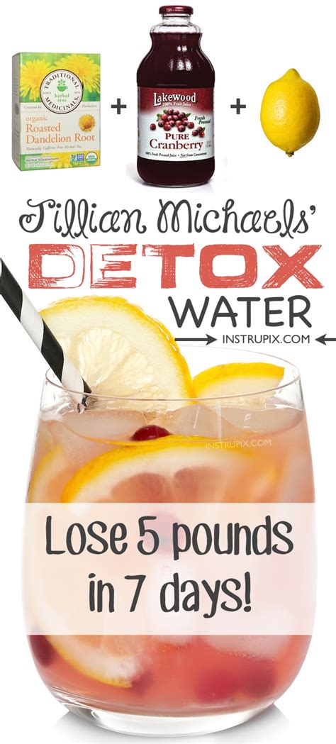 detox water recipes for weight loss