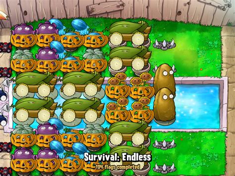 Plants Vs Zombies Survival Endless Best Strategy - Yolik