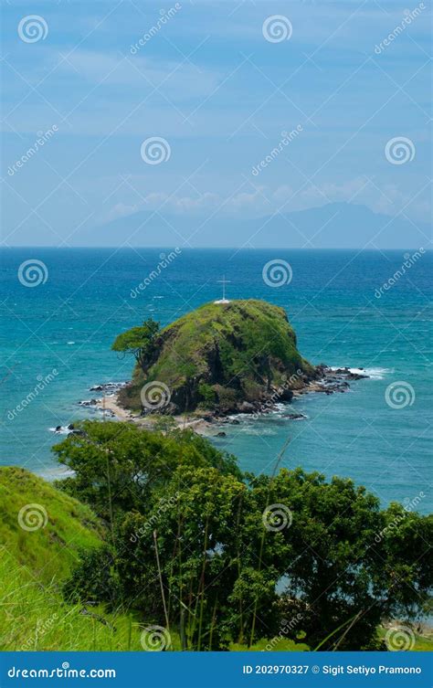 A Beautiful Small Island in Manatuto Timor Leste Stock Image - Image of ...