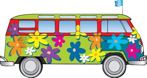 Hippie Van Drawing | Free download on ClipArtMag