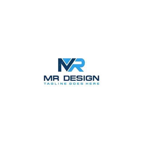 Premium Vector | Mr logo design. vector illustration.