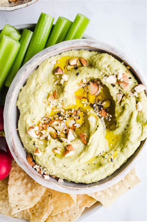 Creamy Avocado Hummus Dip – Salted Plains