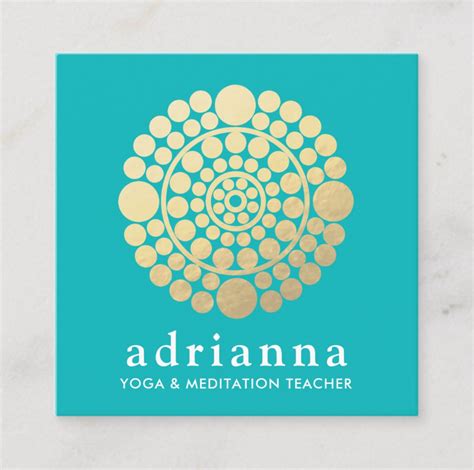 Gold Circle Mandala Premade Logo - Logo Evolution