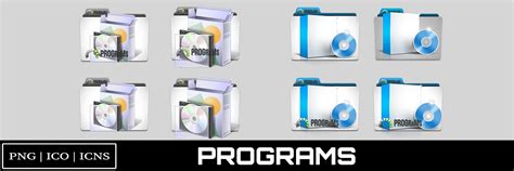 Programs (Misc) Folder icon pack by Meyer69 on DeviantArt