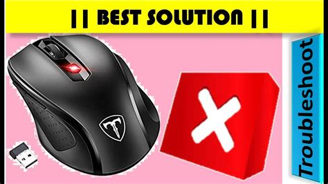 How To Fix/Troubleshoot Wireless Mouse Not Working On Windows PC - YouTube