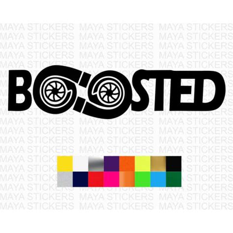 Boosted Turbo S Decal