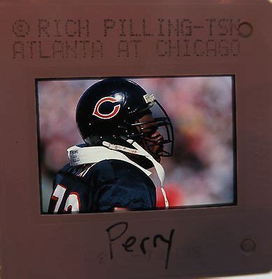 WILLIAM PERRY CHICAGO BEARS 1985-93 The Refrigerator Clemson ORIGINAL SLIDE 8 | eBay