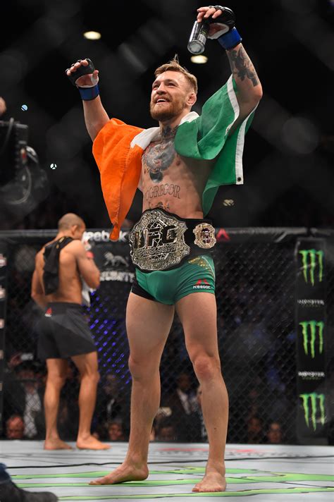 Monster Energy’s Conor McGregor Knocks Out Jose Aldo in 13 Seconds for the UFC Featherweight ...