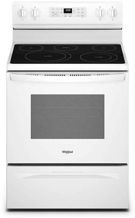 Whirlpool® 30" White Freestanding Electric Range with 5-in-1 Air Fry Oven | Nielsen Electric ...