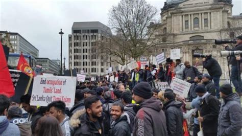 London: Hundreds Of Tamils Protest Against Srisena - Colombo Telegraph