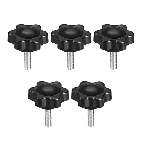 Clamping Handle Screw Knobs Handle Star Knob M4 x 16mm Male Thread 5 pcs - Walmart.com - Walmart.com