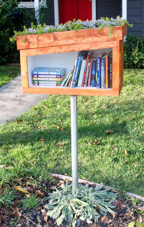 20 Charming Little Free Library Plans • Insteading