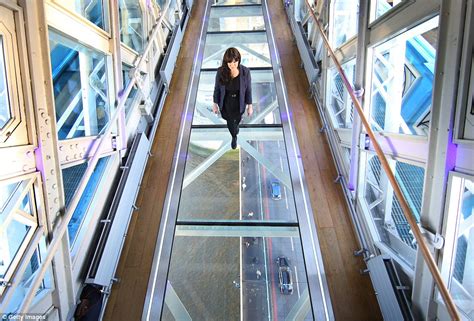 London's Tower Bridge unveils glass walkway with views 140ft above River Thames | Daily Mail Online