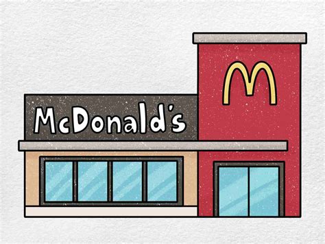 How to Draw Mcdonalds - HelloArtsy