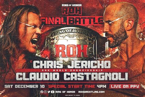 ROH Final Battle 2022 Results: Winners, News And Notes On December 10