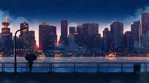 Anime City Lights Wallpapers - Top Free Anime City Lights Backgrounds ...