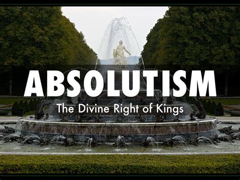 Absolutism by elizabeth melton